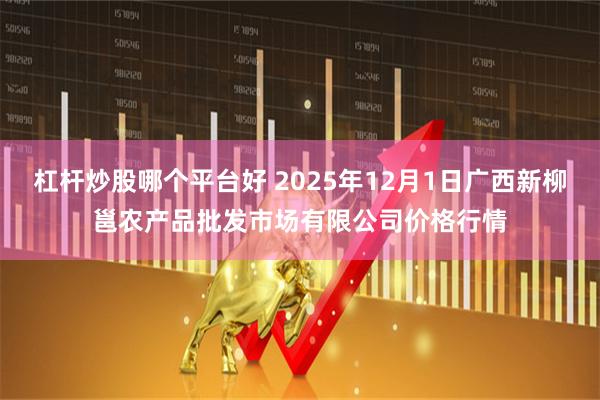 杠杆炒股哪个平台好 2025年12月1日广西新柳邕农产品批发市场有限公司价格行情